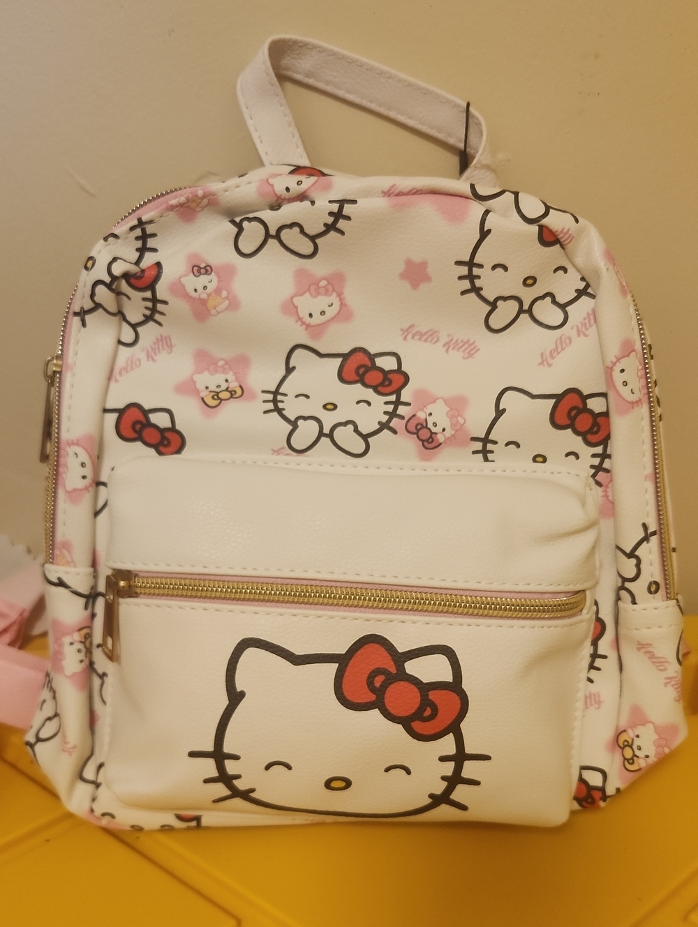 Hello Kitty White, Pink & Red Kids Mini Backpack